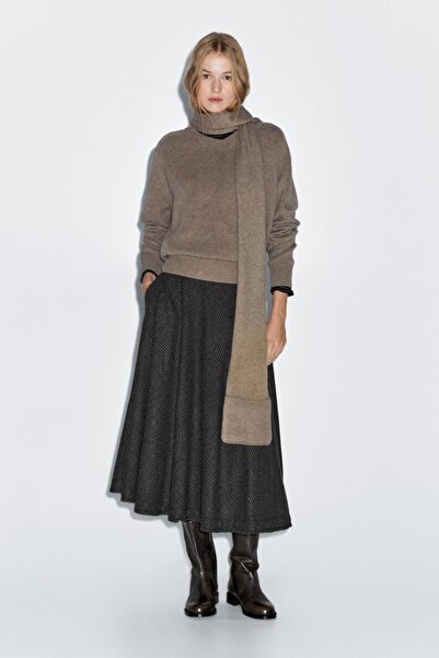 Massimo Dutti Pötikareli midi etek