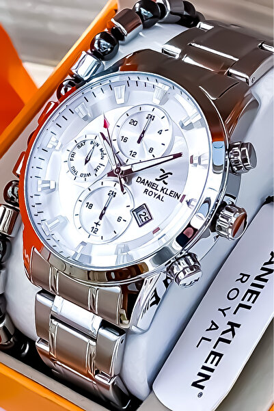 Daniel Klein New Season Steel Men's Wristwatch Waterproof Silver Color Bracelet Gift Father's Day Gift