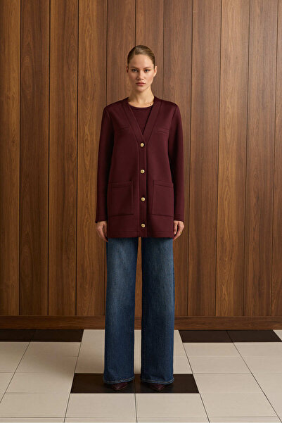 TERZİ DÜKKANI MARTA PUF KOLEJ HIRKA BORDO