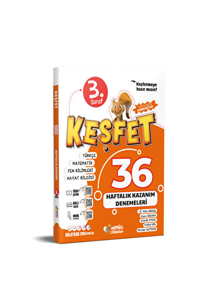 meraklı zihinler 3.SINIF KEŞFET 36 HAFTALIK KAZANIM DENEMESİ YENİ MÜFREDATA TAM UYUMLU