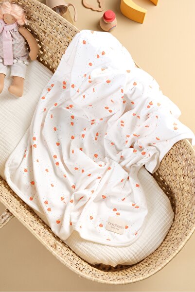 Bondberro Çift Taraflı İnterlok Örtü & Battaniye  %100 Pamuk Oeko-teks Sertifikalı 100 X 85 Cm