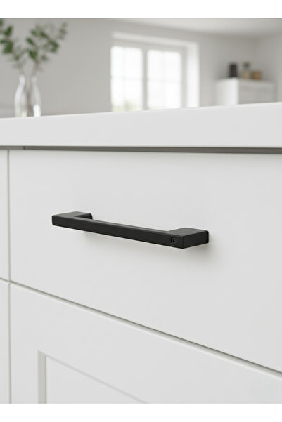 MH MiniHediye (Hard Plastic) Bridge 96 mm Black Furniture Kitchen Drawer Cabinet Cupboard Handle Knob Handles 10 Pieces