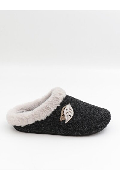 BENTO 9529 Black Winter Anatomical Closed-Front Women's Slippers
