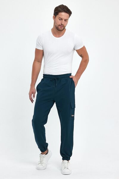 ESPİNA Ανδρικό φούτερ με ελαστικό πόδι Cargo Pocket