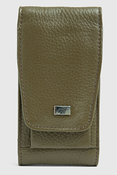 By Hakan Genuine Leather Cigarette Holder Ar-01 Khaki