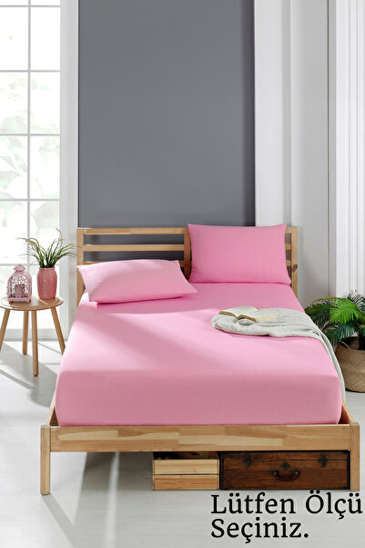 Valezium Akfil Kumaş Lastikli Fıtted Yastıklı Çarşaf Seti