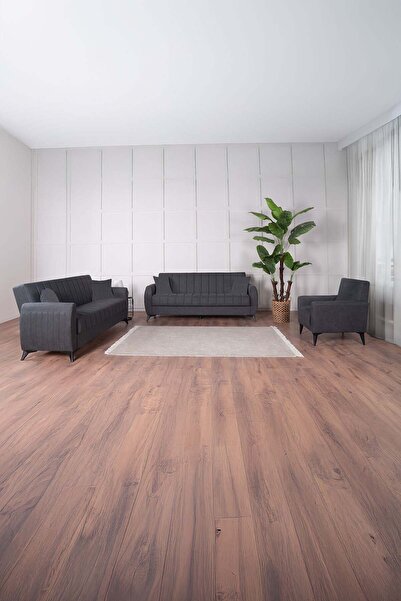 Kilim Mobilya Linda Koltuk Takımı 3 3 B Antrasit