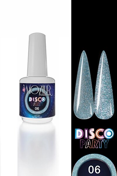 MOZIUR Kalıcı Oje Uv/led Disco Party 15ml -06
