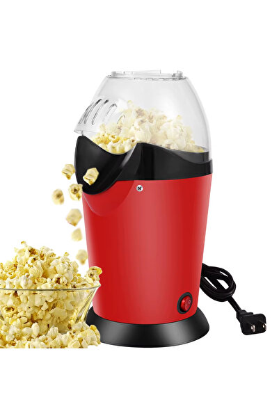 DLC Hot Air Popcorn Maker Machine 1200W Oil-Free, One-Touch Operation, 98% Popping Rate, Pure Corn