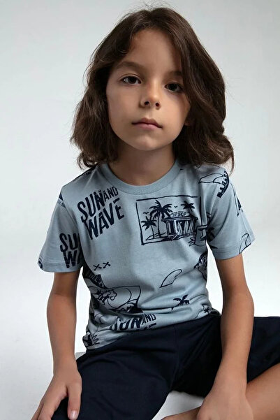 Rolypoly Boy's capri set - soft green