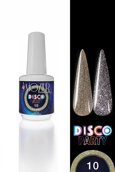 MOZIUR Kalıcı Oje Uv/led Disco Party 15ml -10