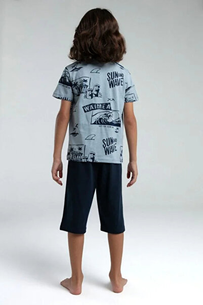 Rolypoly Boy's capri set - soft green