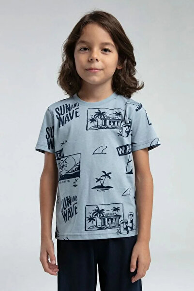 Rolypoly Boy's capri set - soft green