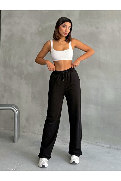 Nordmende Γυναικείο φαρδύ παντελόνι με ψηλόμεσο κορδόνι