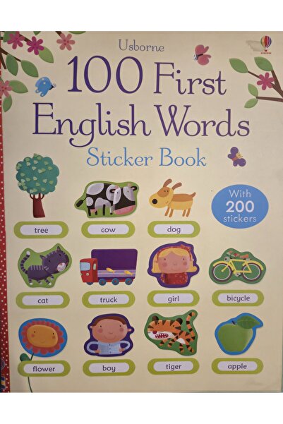 Usborne Publishing Ltd 100 First English Words Sticker Book