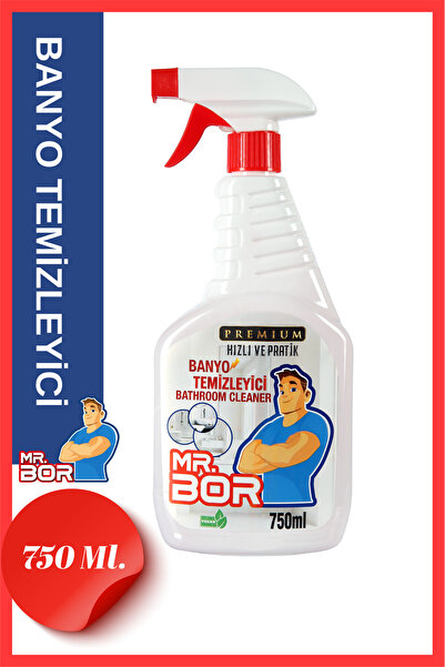 MR.BOR PREMİUM BANYO DERZ VE DUŞAKABİN TEMİZLEYİCİ 750 ML.
