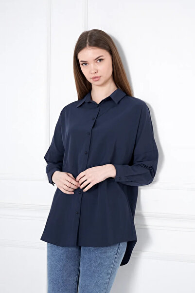 comstar Γυναικείο μακρύ βασικό πουκάμισο Oversize