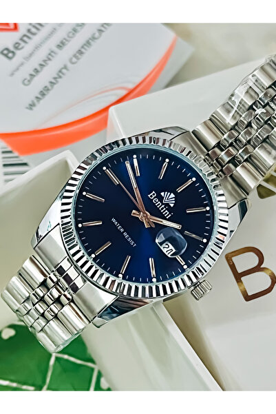 Bentini ORİJİNAL SAAT İNCE KASA ÇELİK 2YIL GARANTİLİ ERKEK KOL SAATİ