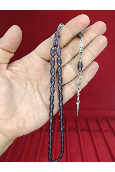 Anemore Collection سبحة من العقيق الأحمر اللون الأزرق القطع T-876