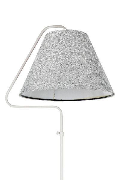 VENON Aydınlatma Lambader Silver Mia Üçgen Beyaz A.gri Şapka