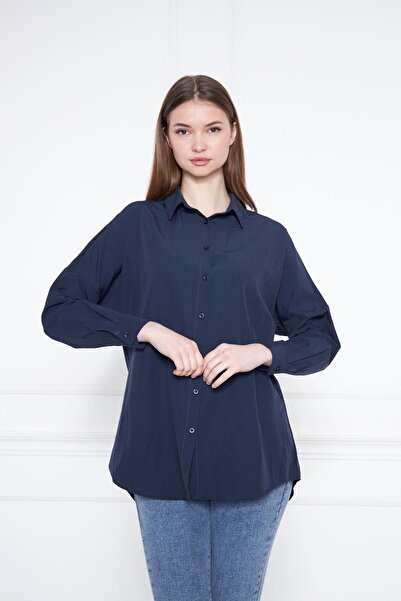 comstar Γυναικείο μακρύ βασικό πουκάμισο Oversize