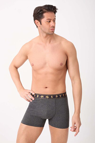 Saint Sail Cotton Lycra Stretch Fabric Printed Colorful Roman Pattern Men's Boxer