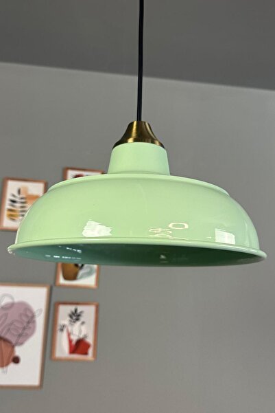 Bamyum Veluna Mint Eskitme Piramit Başlık Avize Retro Sarkıt Ofis Showroom Sa...