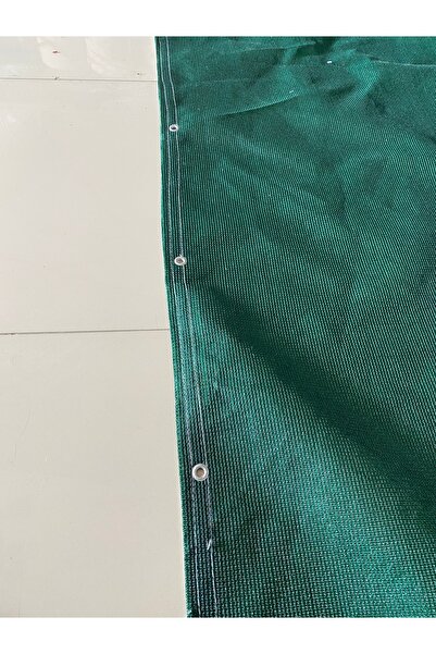 içel çadır Green Tulle Shading Net for Any Size, Garden Fence Netting, Balcony Tulle - with Eyelets and Column Strips