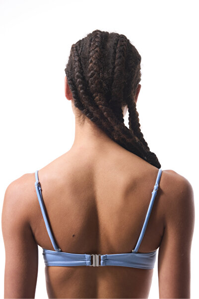 Penti Seashell Boncuklu Mavi Balenli Bikini Üstü - Gamze Erçel Koleksiyonu