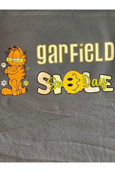 Gönülden Tasarım 25X12 CM GARFIELD SMILE TRANSFER PRINT APLIKACIJA AMBLEM KOJ...