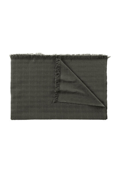 Elart Carlo Koltuk Örtüsü Koltuk Şalı Haki (170x200cm)