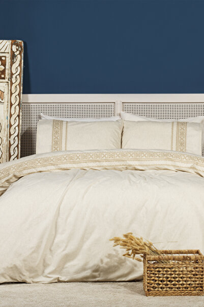 Elart Aura Double Duvet Cover Set (200X220 cm) Cream