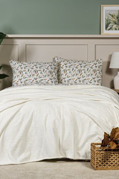 Elart Κουβέρτα Anna Διπλή Κρέμα Wellsoft (180x220 cm)