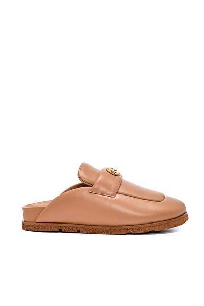 Sofia Baldi UDYR CAPUCINO HAKİKİ DERİ Kadın DÜZ TERLİK