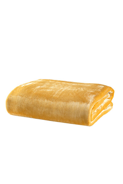 Elart Calinda Blanket Double (200X220 cm) Mustard