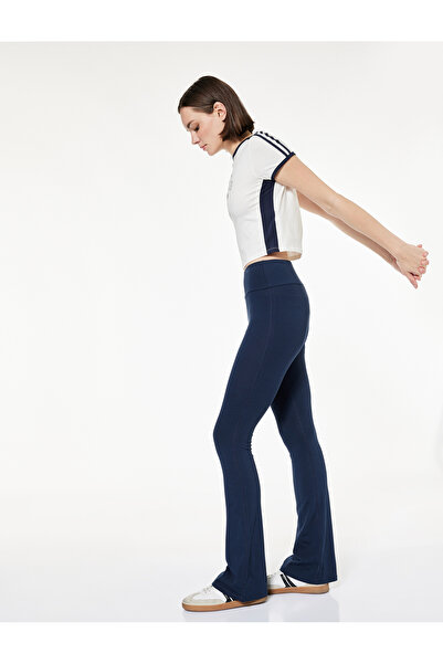 Koton Spanish Leg Slim Fit High Waist Sports Leggings