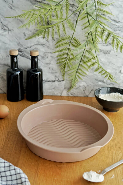 EVLE 28 cm Silicone Cheesecake Mold, Platinum Silicone, Gray