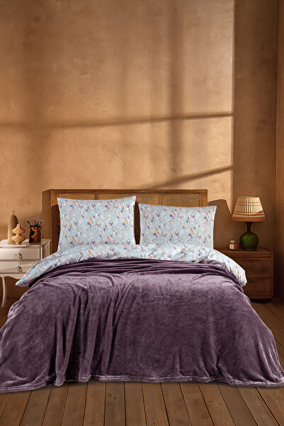 Elart Calinda Blanket Double (200X220 cm) Purple
