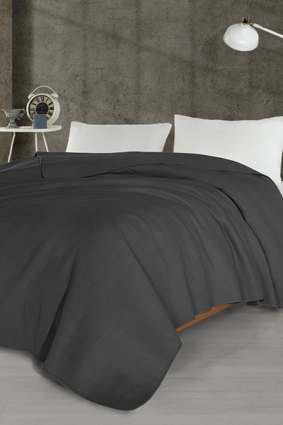 Elart Pan Dora Multi-Purpose Bedspread Double (200X220 cm) Anthracite