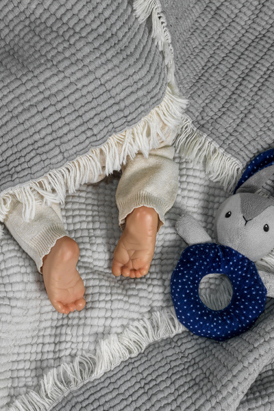 Elart Rubby Muslin Blanket Baby (100X120 cm) Anthracite