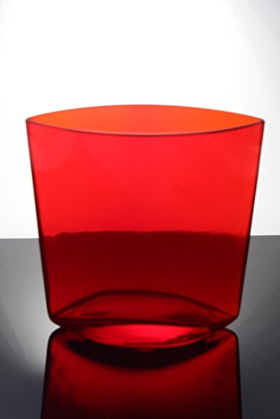 Paşabahçe Denizlicam Crystal Handcrafted Crystal Red Vase 169808 20605