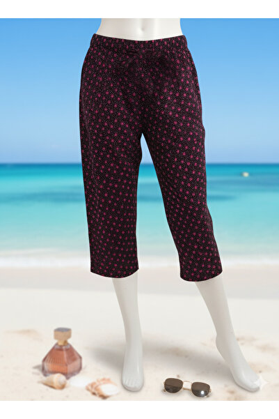 Altınay Luxury Pocketed Viscose Women's Capri & Bermuda K8