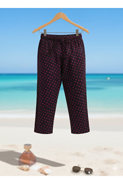 Altınay Luxury Pocketed Viscose Women's Capri & Bermuda K8