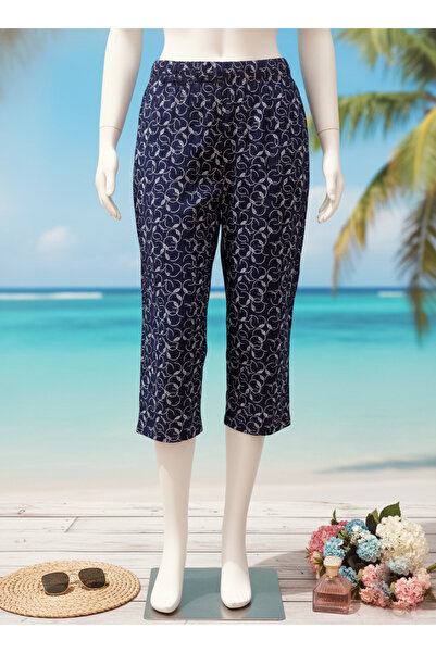 Altınay Luxury Pocketed Viscose Women's Capri & Bermuda K9