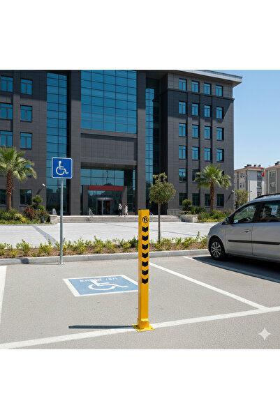 Genel Markalar 75 cm Kilitli Park Bariyeri – Asma Kilitli Otopark Güvenlik Si...