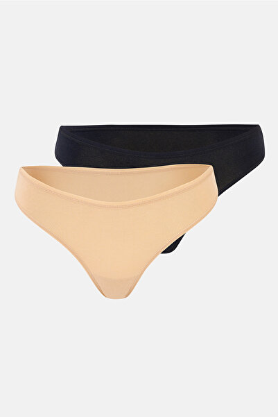 Dagi Μαύρο-καφέ 2-συσκευασία Modal Brazilian εσώρουχα