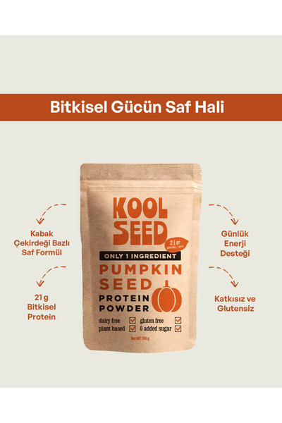 Koolseed Nutrition Orijinal – %100 Kabak Çekirdeği Protein Tozu