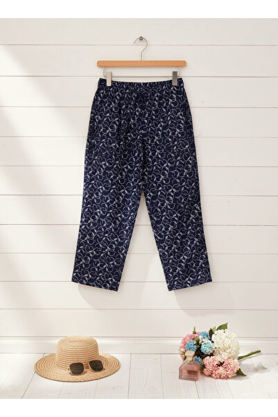 Altınay Luxury Pocketed Viscose Women's Capri & Bermuda K9