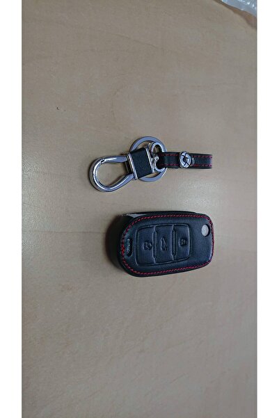 VTH Husă cheie din piele ecologica pentru VW Volkswagen Jetta Golf Polo Bora Skoda SEAT - 3 butoane