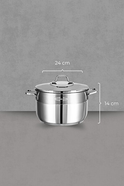 Bonera Sienna 9-Piece Steel Cookware Set